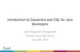 Introduction to Cassandra and CQL for Java developers