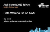 AWS Summit Tel Aviv - Enterprise Track - Data Warehouse