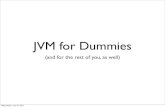 JVM for Dummies - OSCON 2011