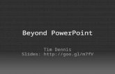 Beyond power point