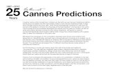 Cannes Predictions 2012: 25th Anniversary