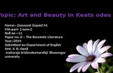 paper no-5"The romantic literature"-Art and beauty in keat's ode