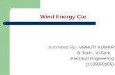 Wind energy car