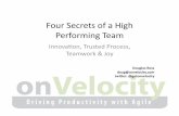 Four Secrets of a High Performing Team