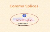 Comma splices
