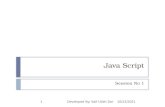 Java script Session No 1