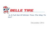 Is A Full Set of Winter Tires The Way To Go?
