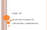 Unit –iii manufac of adv comp