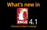 What's new in Rails 4.1