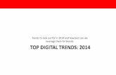 Digital 2014 Trends For Your Brands