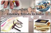 Literacy trends in india