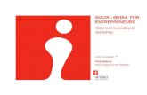 Interact - Social Media for Entrepreneurs Workshop