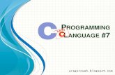 C programming language #7