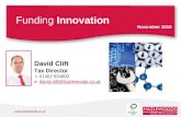 David Clift funding innovation seminar