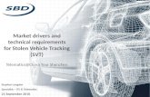 Market drivers and technical requirements for stolen vehicle tracking (svt)