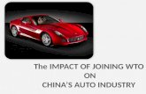 The impact of joining WTO on China's auto industry