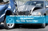 What to do if you are Involved in Car Accident - Jeremy Diamond