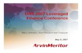 arvinmeritor UBS_Debt_Conference_050907