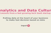 Think tank - Data Culture for a Better Business