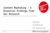 Content Marketing - Five findings from Econsultancy's research