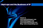 Startups and the business of IP