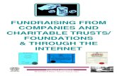 Fundraising from Companies + Charitable Trusts/Foundations & through the Internet