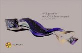 HP Support for Mac OS X Snow Leopard