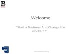 Start up a business and change the world vs4