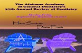 The Alabama Academy of General Dentistry's 37th Annual Review ...