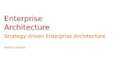 Enterprise Architecture Strategy driven Enterprise Architecture