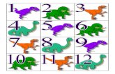 Dino Calendar Pieces