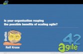 Is your organisation reaping the possible benefits of scaling agile?