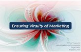 Ensuring Virality Of Marketing
