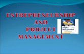 Entrepreneurship and project management