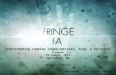 Fringe IA: Understanding complex organizational, data, & technical issues