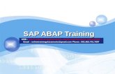 SAP ABAP Training | SAP ABAP Online Training | SAP ABAP Course