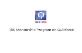 Ibs mentorship program