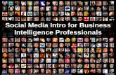 Social Media Intro For Business Intelligence People