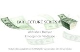 Lar lecture series timeline
