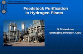Feedstock Purfication in Hydrogen Plants