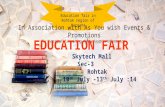 Education Fair 2014 For more Information Contact 9215333400