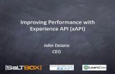Improving Organizational Performance using the Experience API