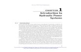 Chapter 01 Introduction to Hydraulic Power Systems