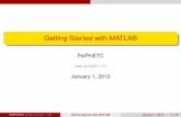 Getting Started with MATLAB: Slides