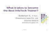 What it takes to be the Best IT Trainer