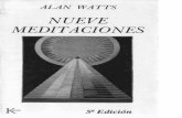 Alan Watts - Nueve Meditaciones