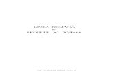 Rosetti - Limba Romana in Secolul XVI