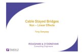 Cable Stayed Bridges Non Linear Effects