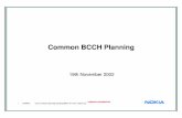 Common BCCH Planning