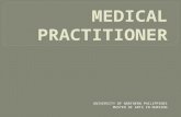 Medical Practitioner: Traditional Healers